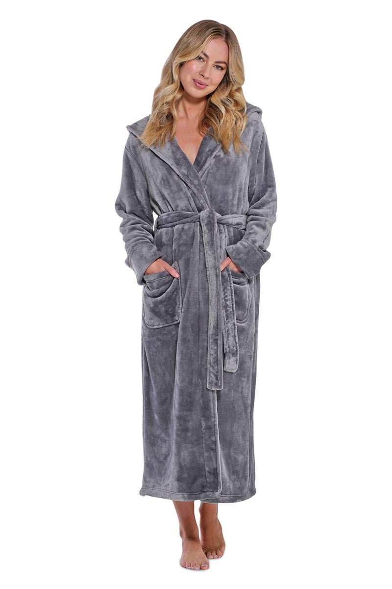 Turquaz Oversize Premium Luxury Ultra Soft Warm Robes for Women Plush Fleece Bathrobe for Women with and Spacious Pockets - Image 4